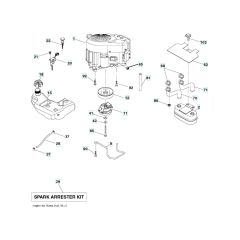 Husqvarna Yth 184T - Engine