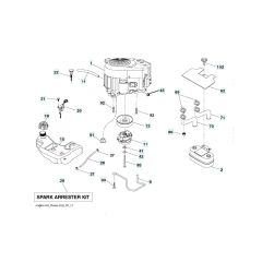 Husqvarna Yth 224T - Engine