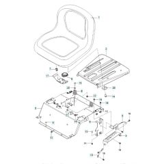Husqvarna Z142 - Seat