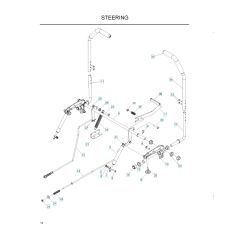 Husqvarna Z16 - Steering