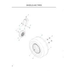 Husqvarna Z4219 - Wheels & Tyres