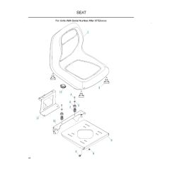 Husqvarna Z4220 - Seat