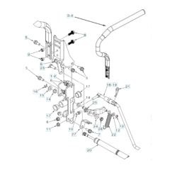 Husqvarna Z454 X - Steering