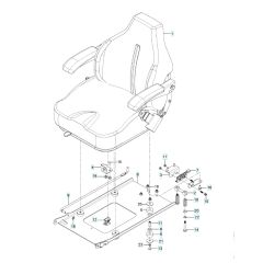 Husqvarna Z548 - Seat