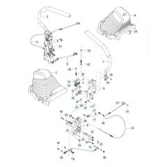 Husqvarna Z554 - Steering