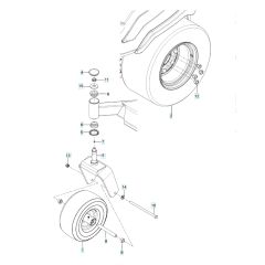 Husqvarna Z554 - Wheels & Tyres