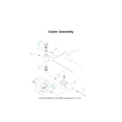 Husqvarna Zth7227 Kob - Casters