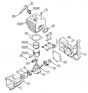 Genuine Stihl BR400 / A - Crankcase, Cylinder