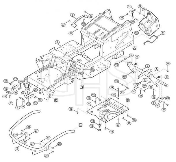 Genuine Stihl RT5097.0 / A - Frame