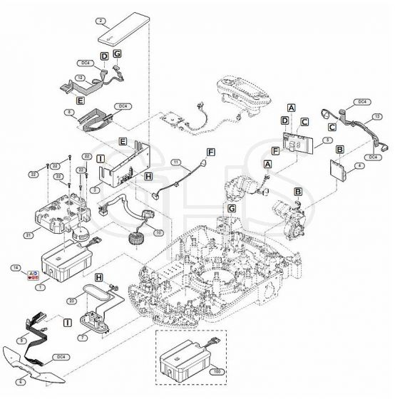 Genuine Stihl RMI632.1 / E - Electric equipment