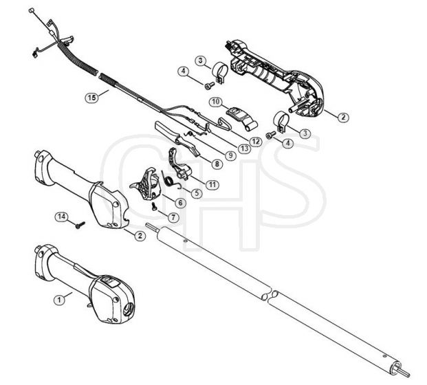 Genuine Stihl HT133 / G - Handle