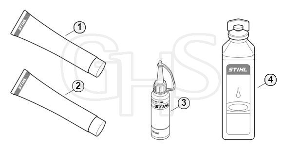 Genuine Stihl HT75 / AM - Miscellaneous lubricants and greases