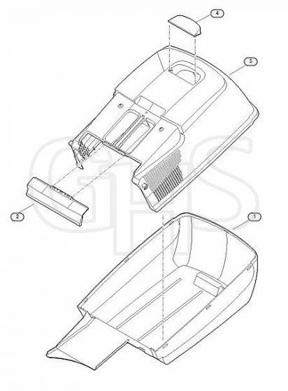 Genuine Stihl RMA248 / E - Grass catcher bag