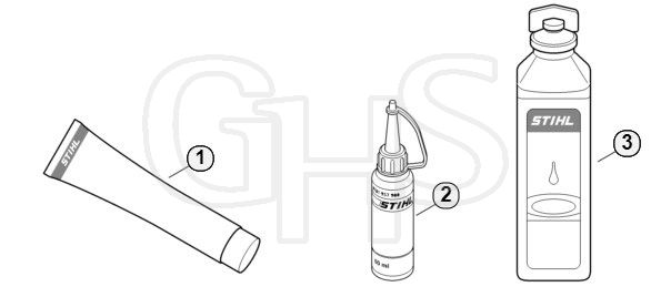 Genuine Stihl TS410 / V - Miscellaneous lubricants and greases