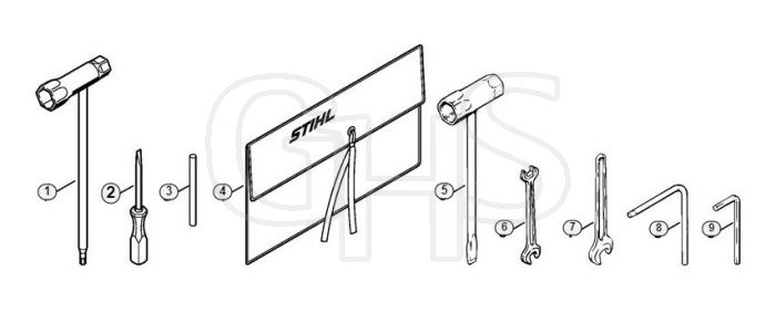 Genuine Stihl TS350 AVE / S - Tools