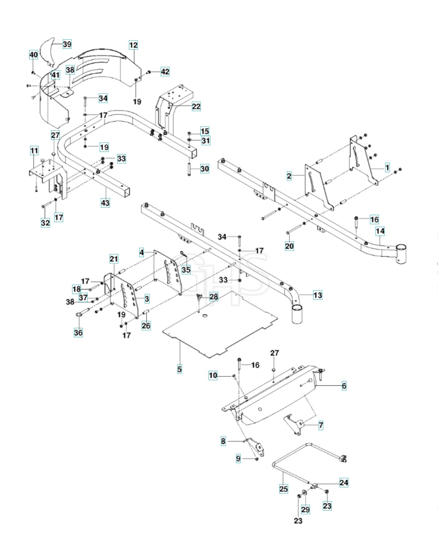 Husqvarna Ez22 Ce - Frame | GHS