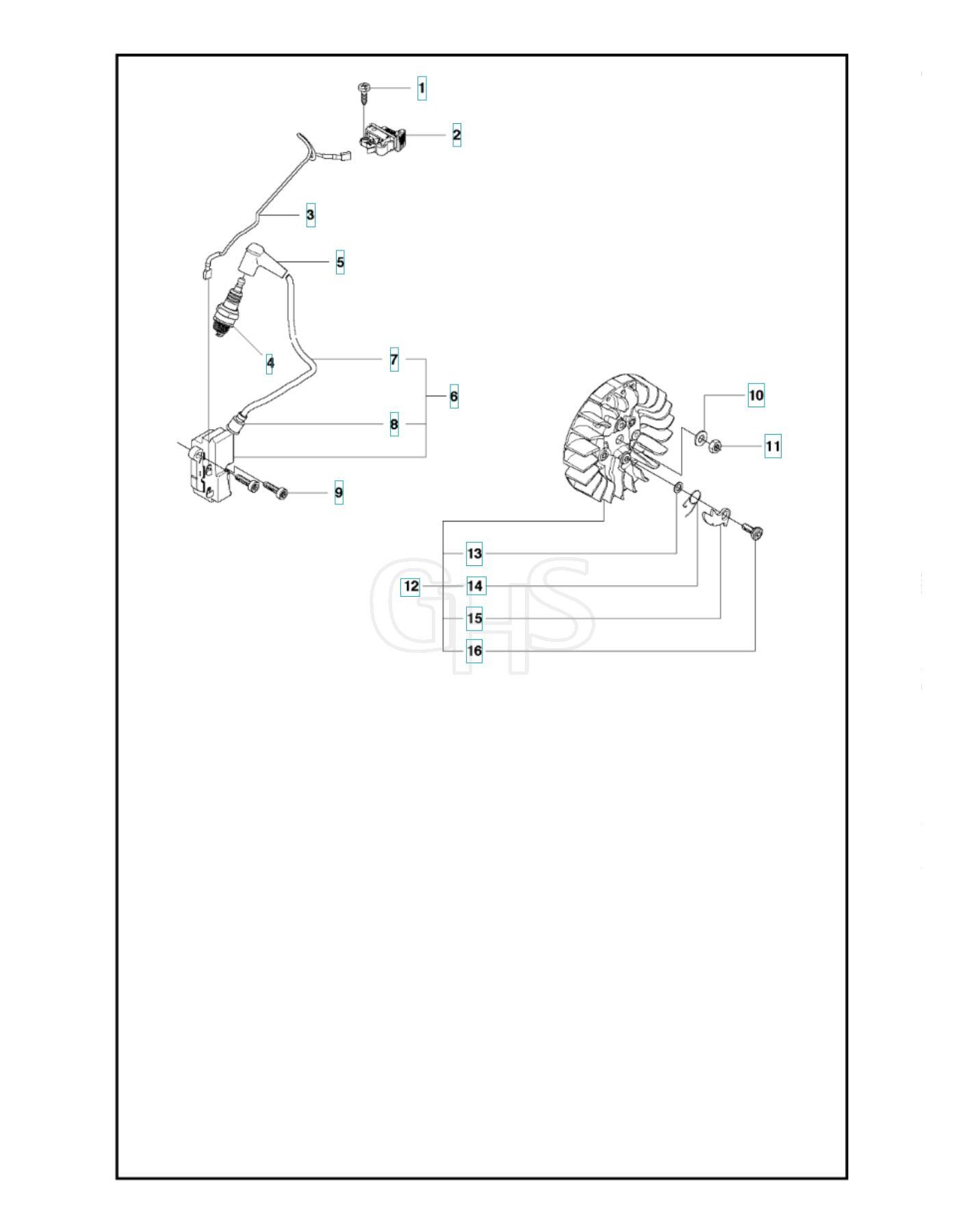 Husqvarna K970 - Ignition System | GHS