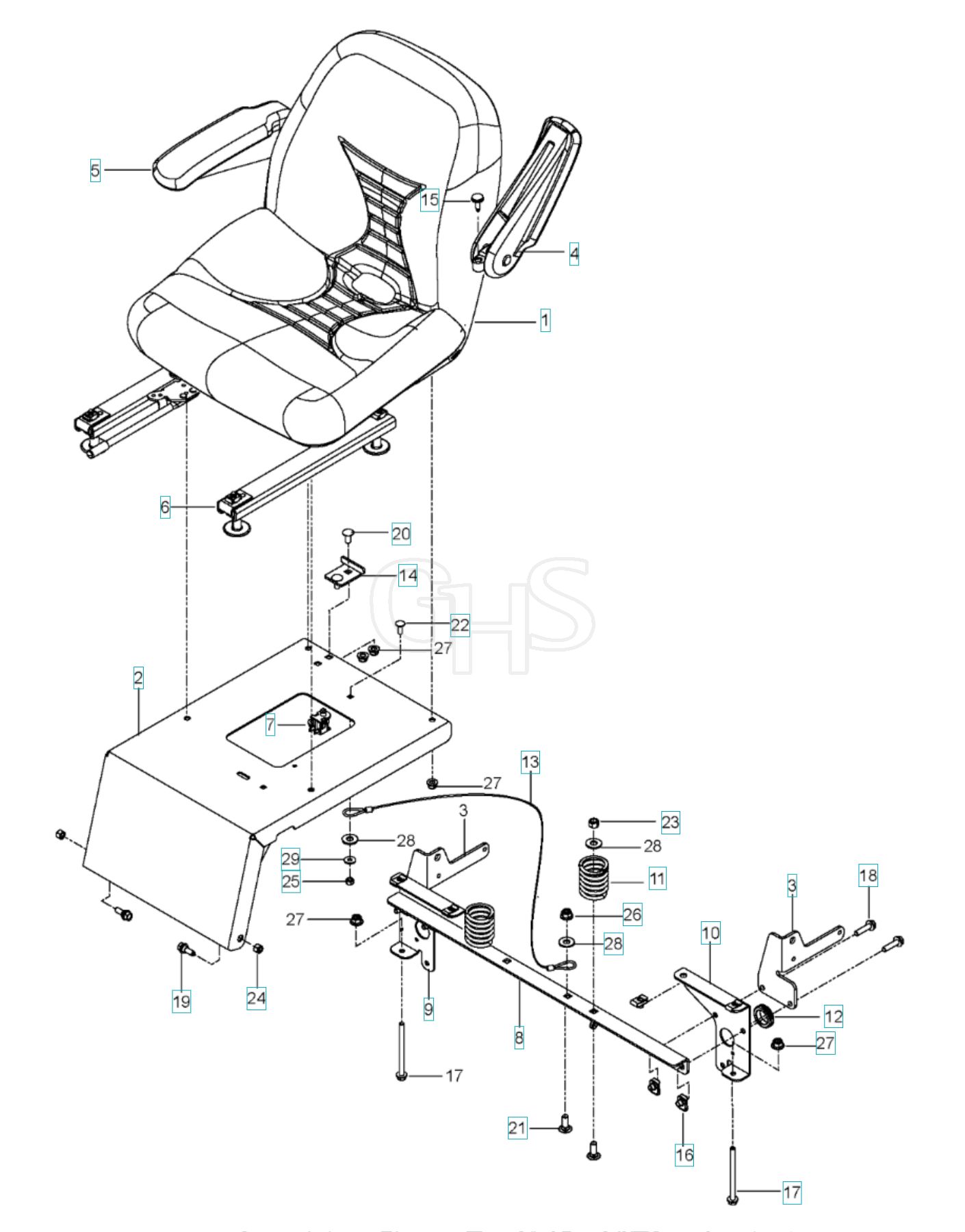 Husqvarna Mz S Seat Ghs