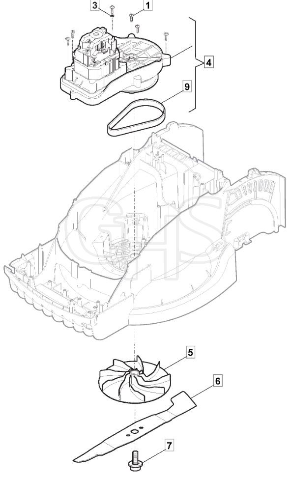 PRINCESS 38 20122014 294380063/MFR Mountfield Rotary Mower Blade