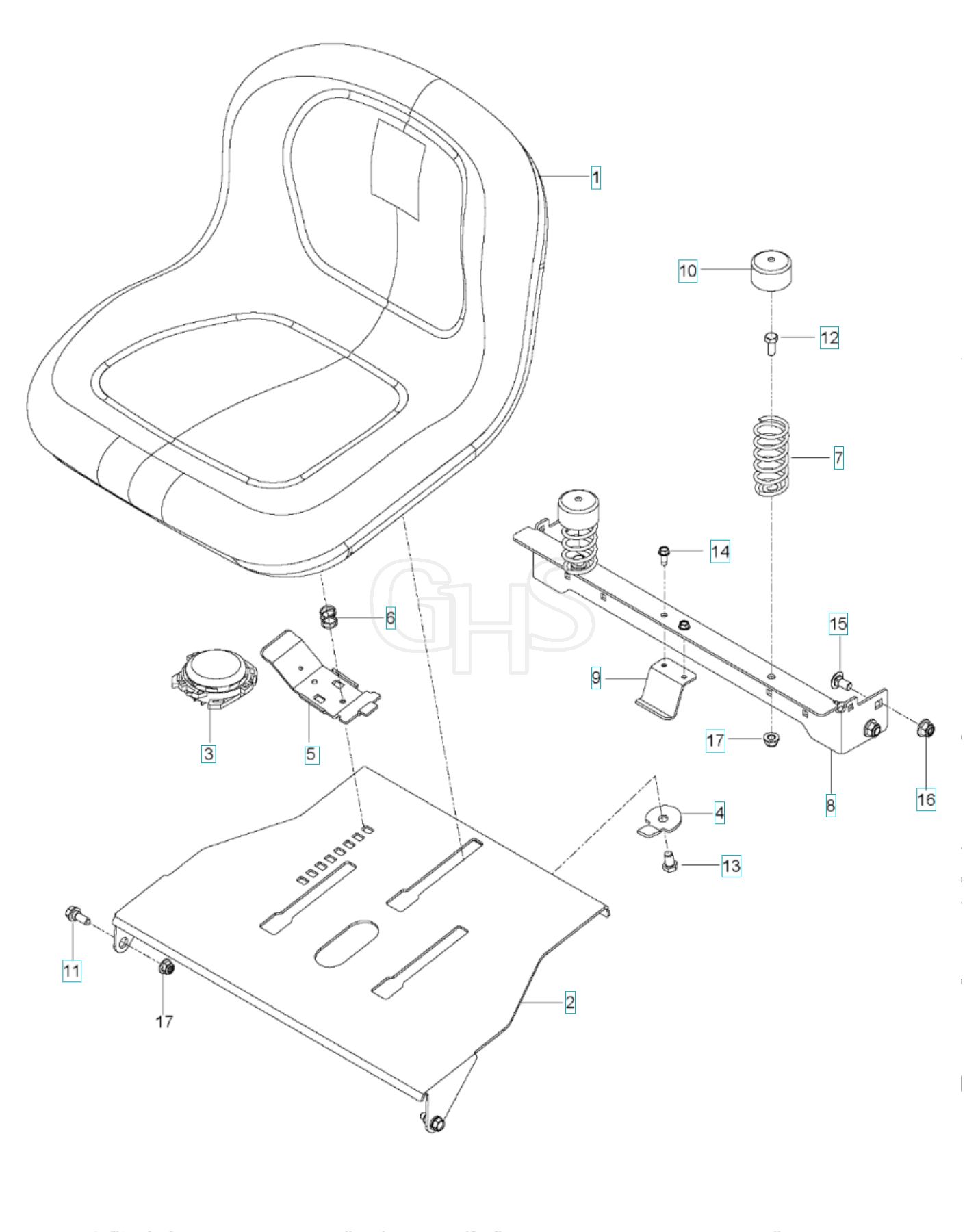 Husqvarna Rz Seat Ghs