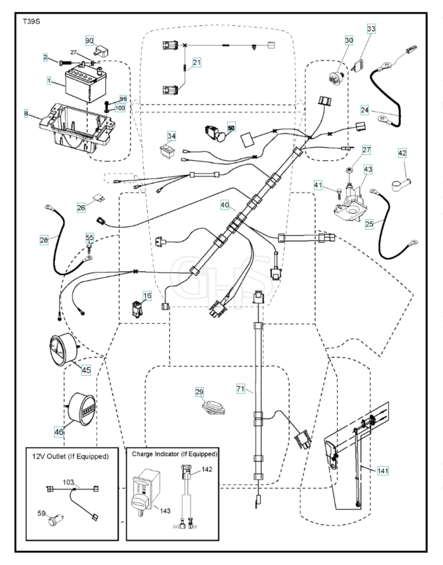 Husqvarna Ts 352 - Electrical | GHS