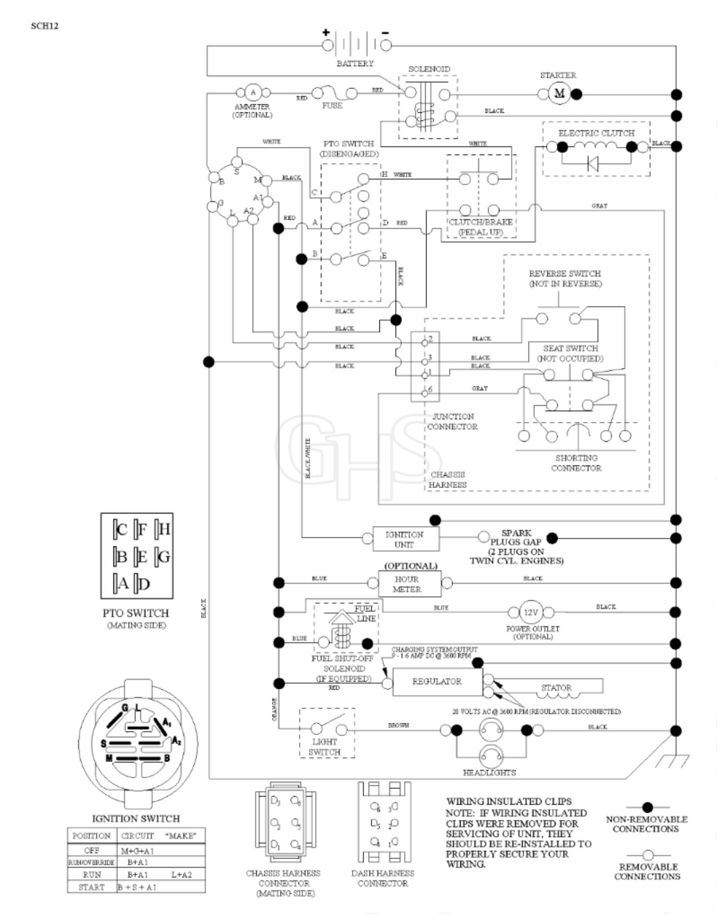 Husqvarna Yt42xls - Schematic 