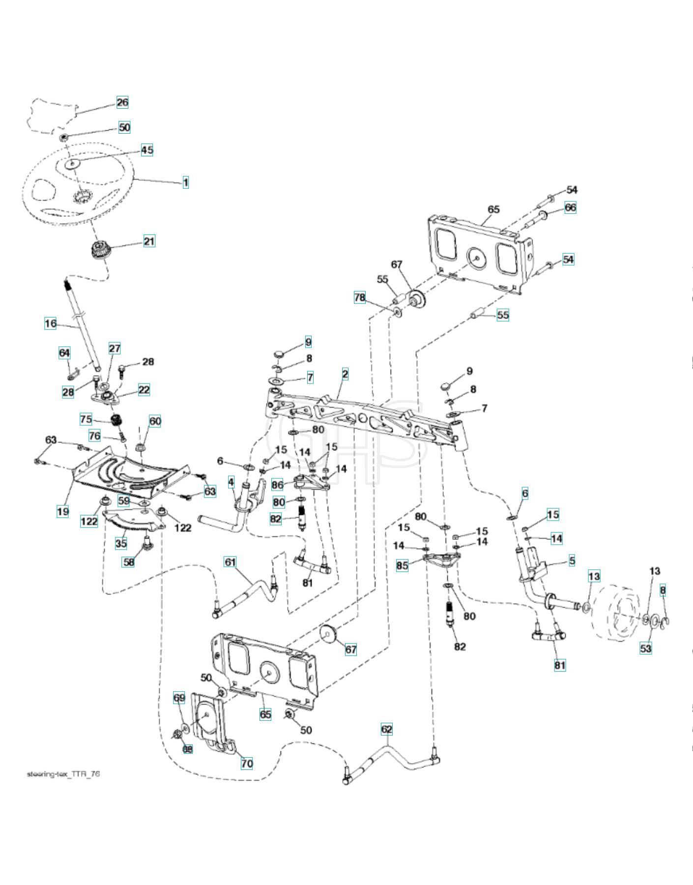 Husqvarna Yth Tdrf Steering GHS