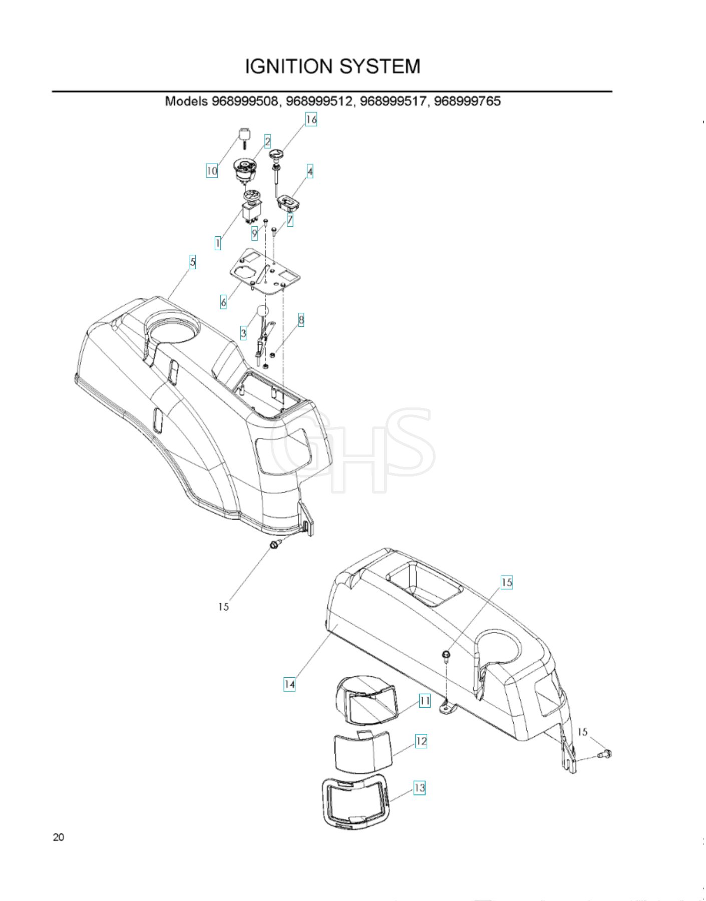 Husqvarna Z5426 Ignition System GHS